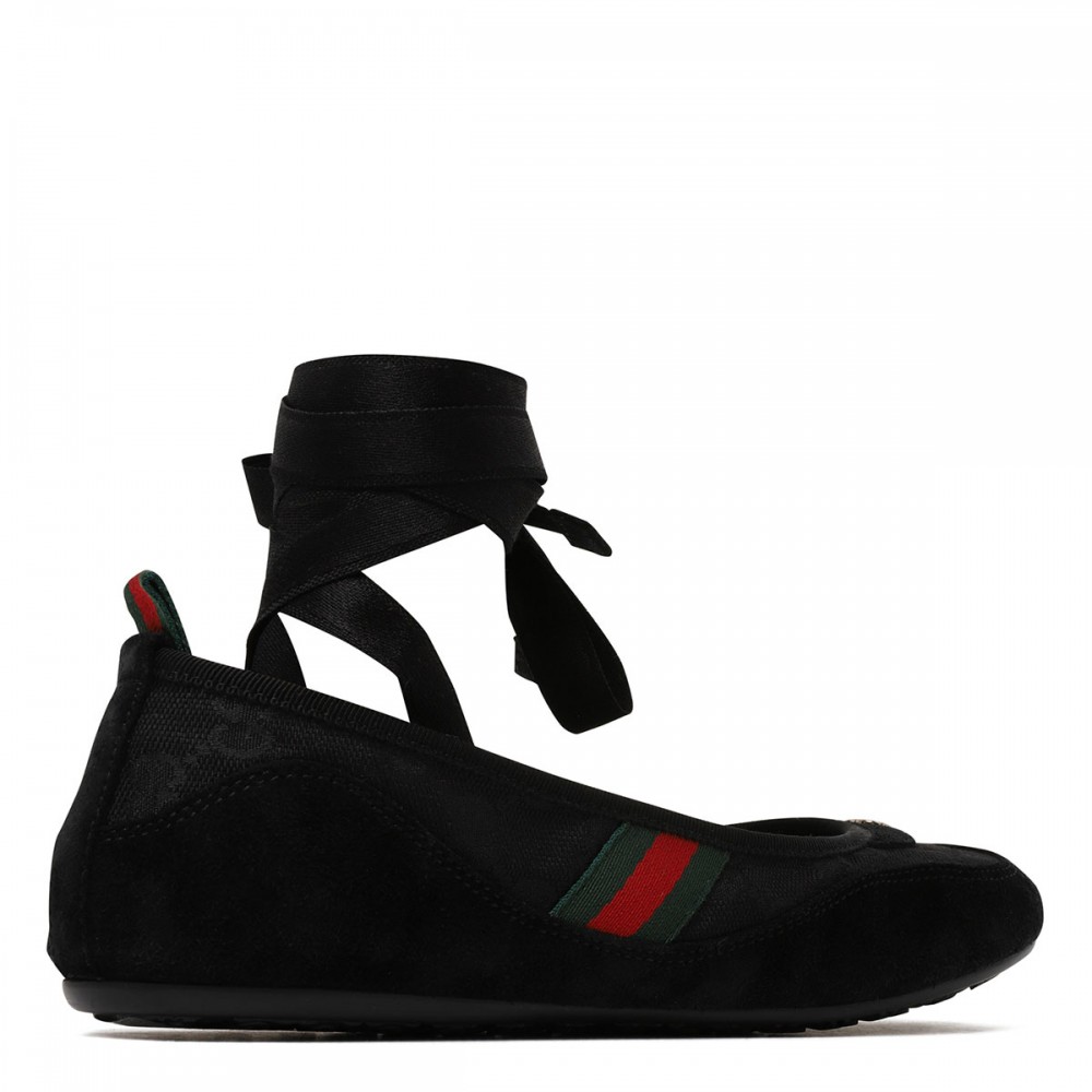 Shift black ballerinas