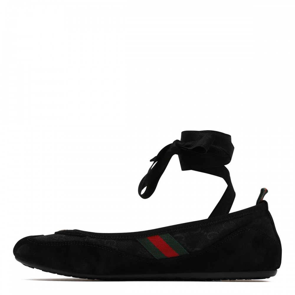 Shift black ballerinas