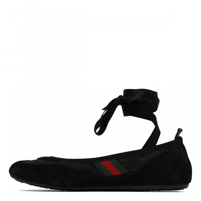Shift black ballerinas