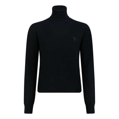 Wool turtleneck sweater