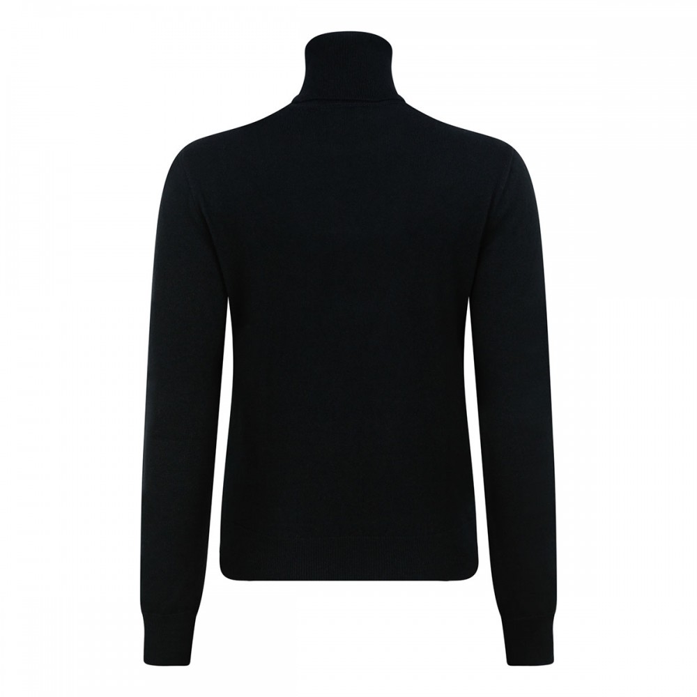 Wool turtleneck sweater