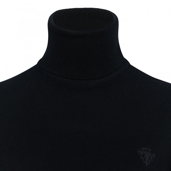 Wool turtleneck sweater