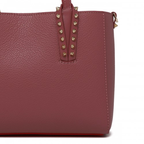 Cabata mini leather tote bag 2