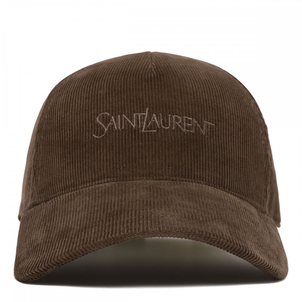 Corduroy logo baseball cap