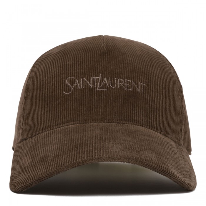 Corduroy logo baseball cap