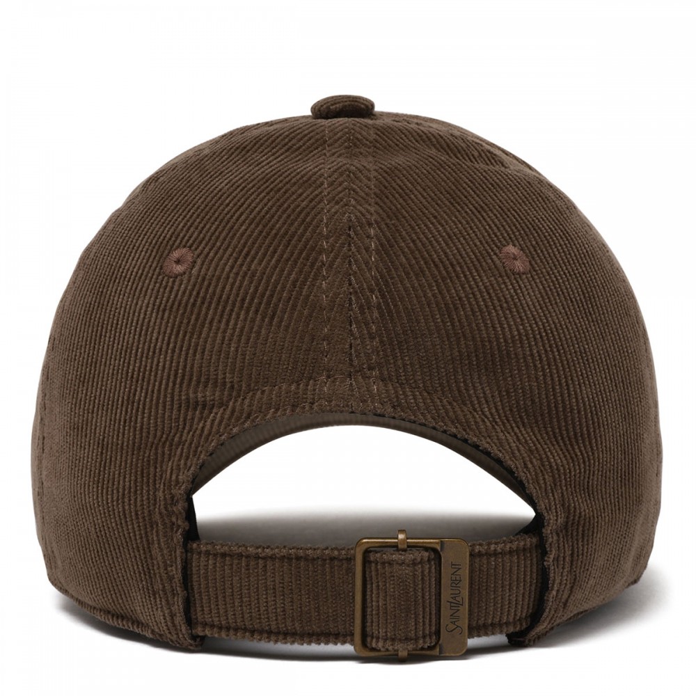 Corduroy logo baseball cap