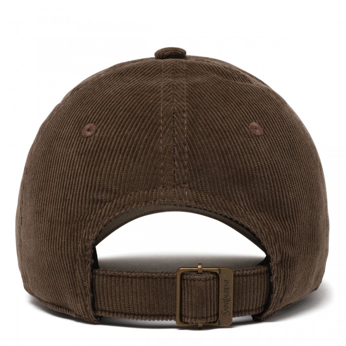 Corduroy logo baseball cap