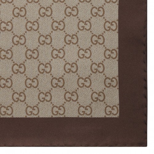 GG silk twill carré 2
