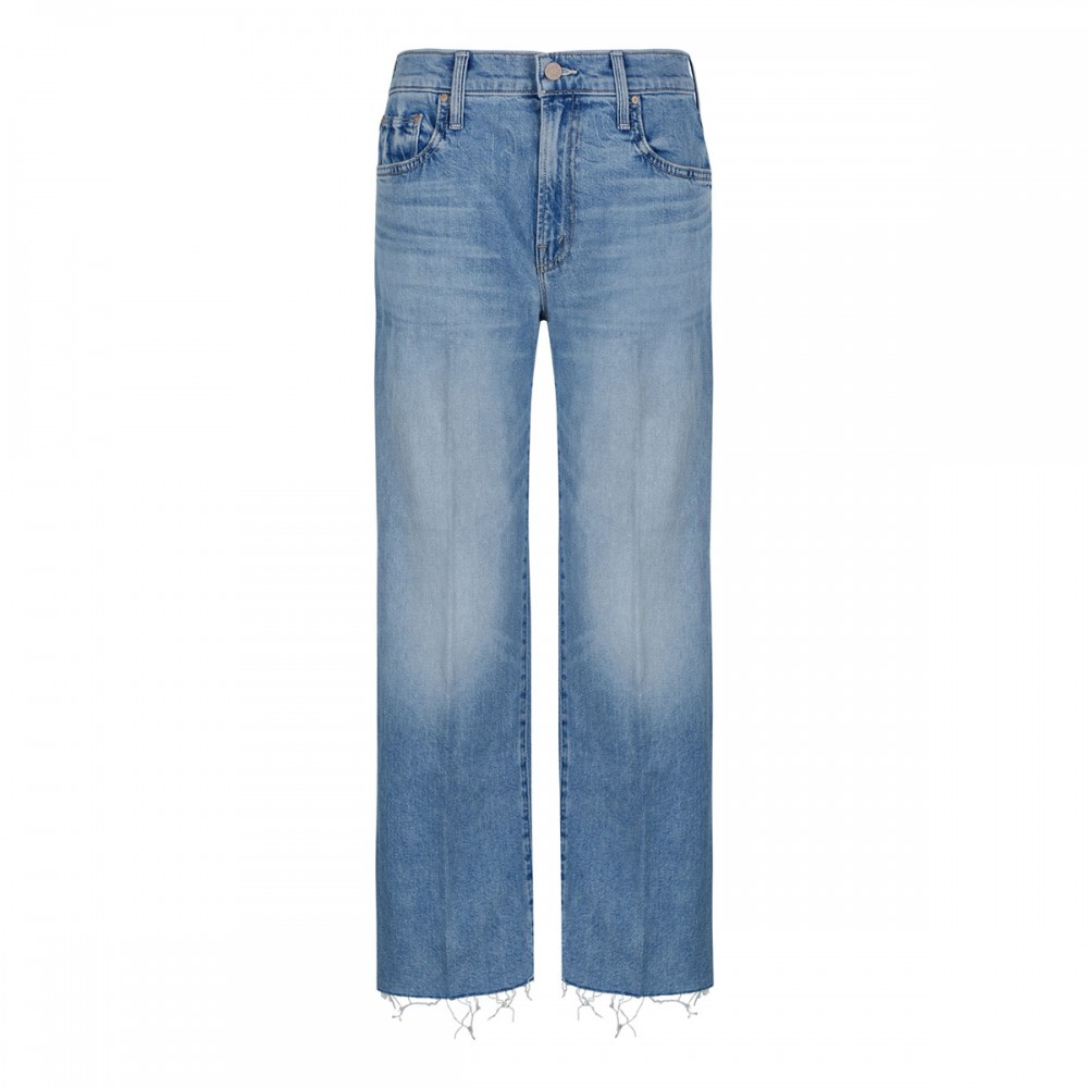 The Mid Rise Rambler Zip Ankle fray...