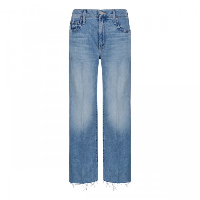 The Mid Rise Rambler Zip Ankle fray jeans