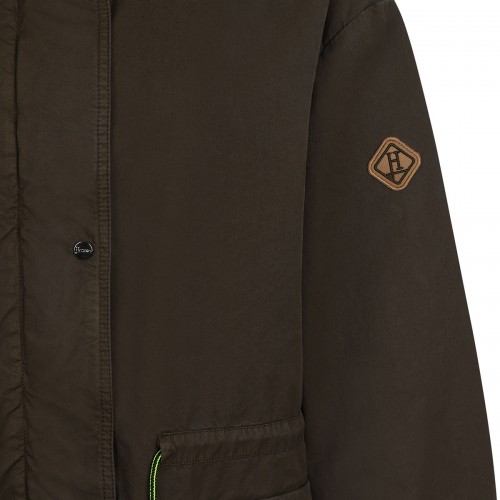 Military green cotton long... 2