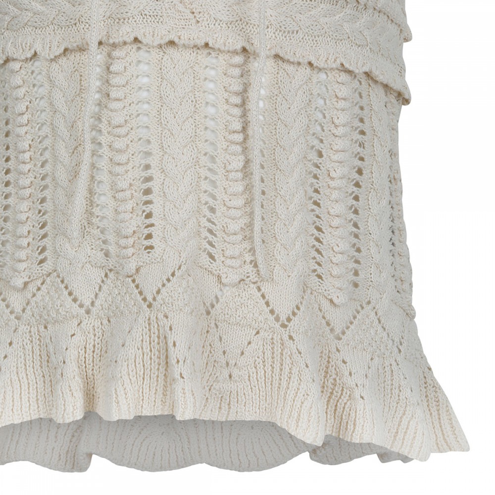 Neves crochet knit top