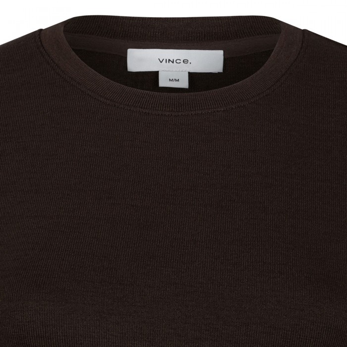 Ruched-side knit dress