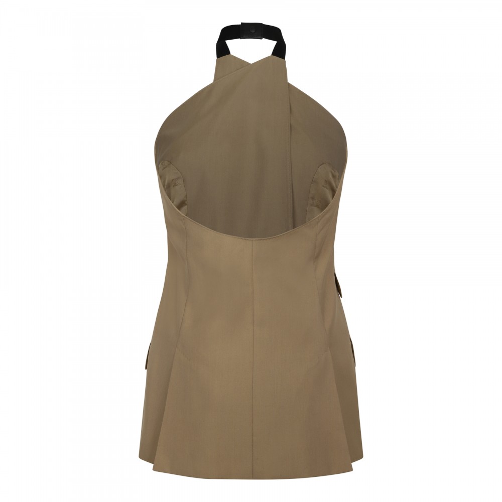 Nuraghe sleeveless jacket