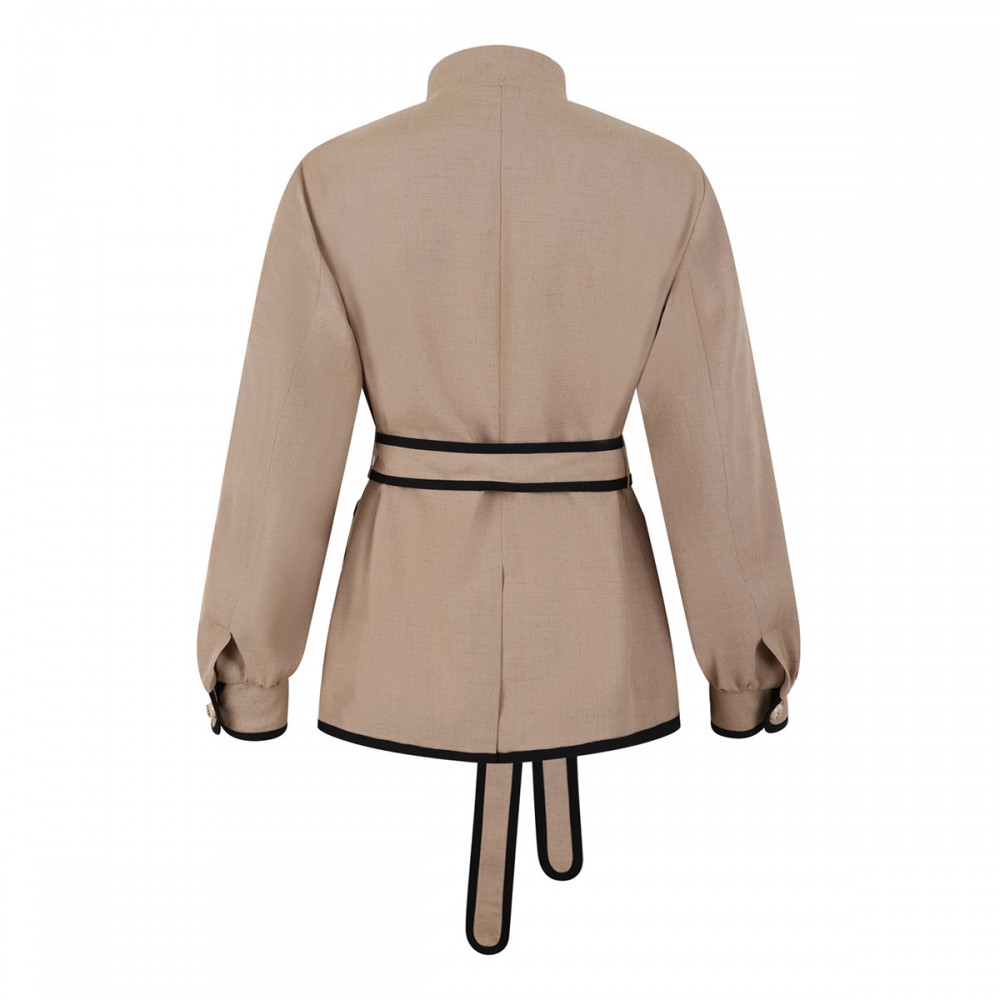 Embroidered twill jacket