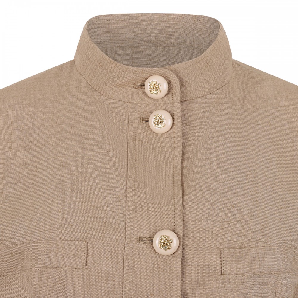 Embroidered twill jacket