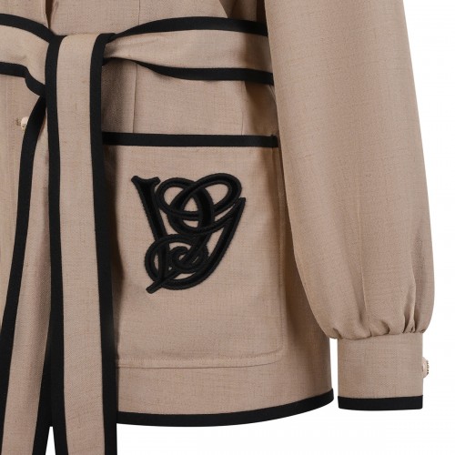 Embroidered twill jacket 2