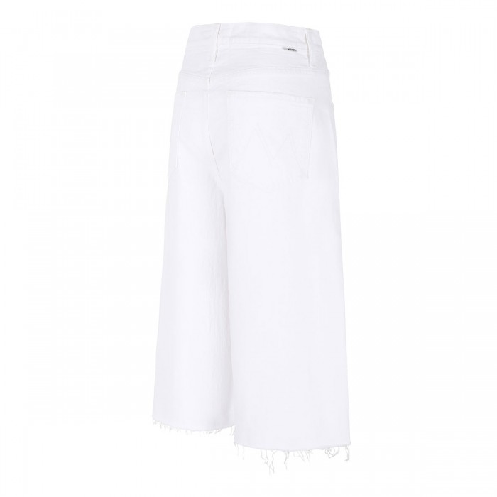 The Whole Lot Zip Twist Fray bermuda