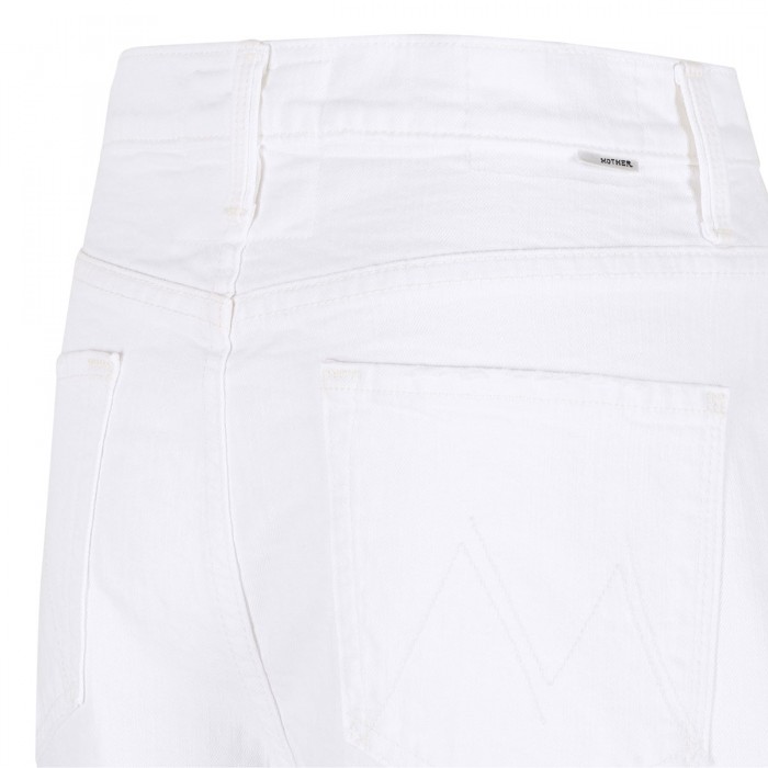 The Whole Lot Zip Twist Fray bermuda