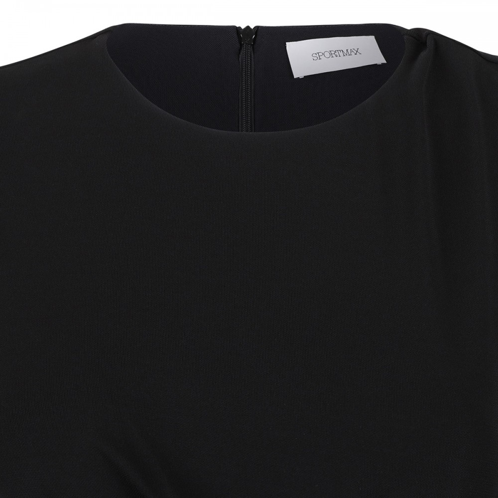 Sleeveless stretch jersey dress