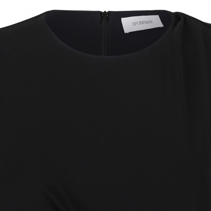 Sleeveless stretch jersey dress