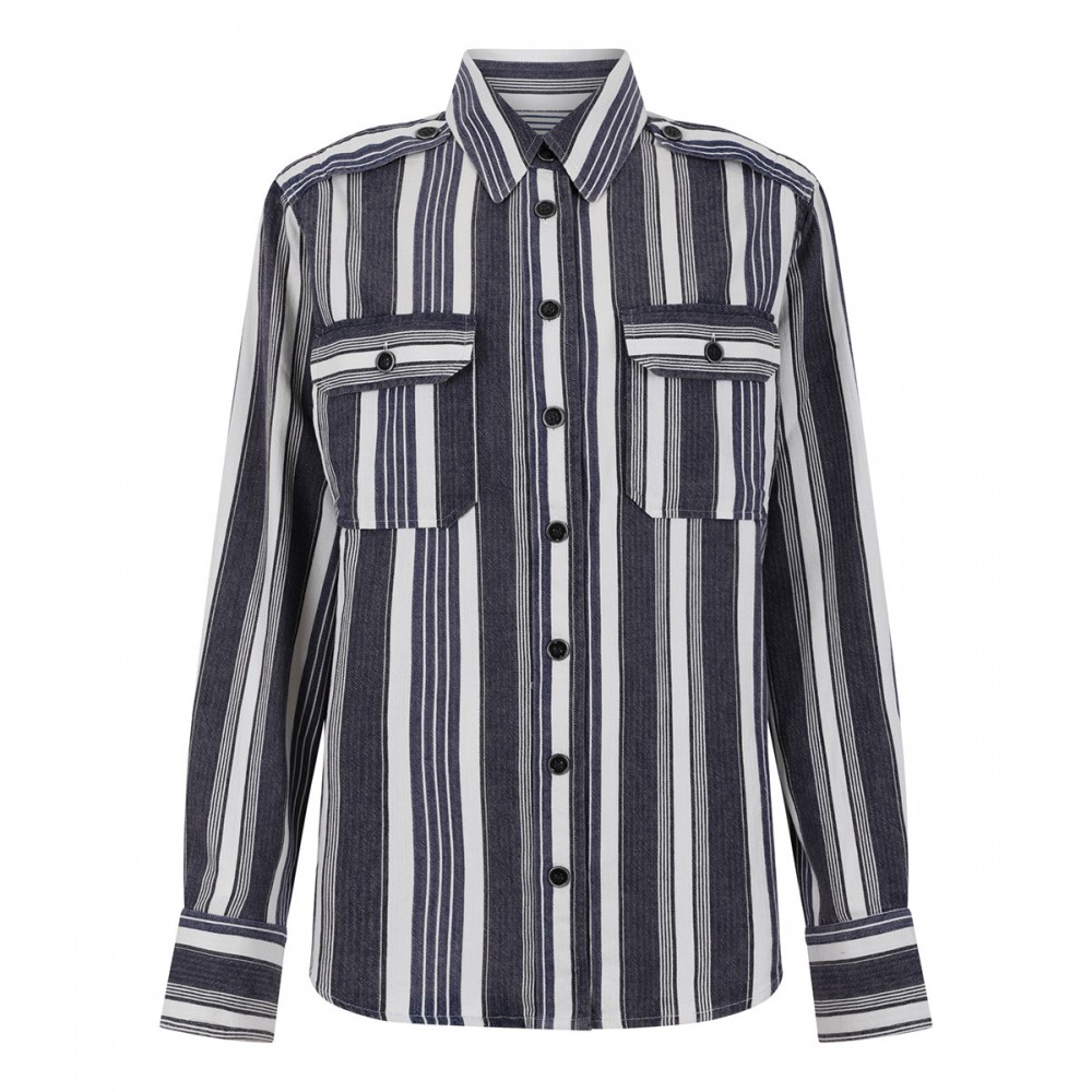 Gelva striped cotton shirt