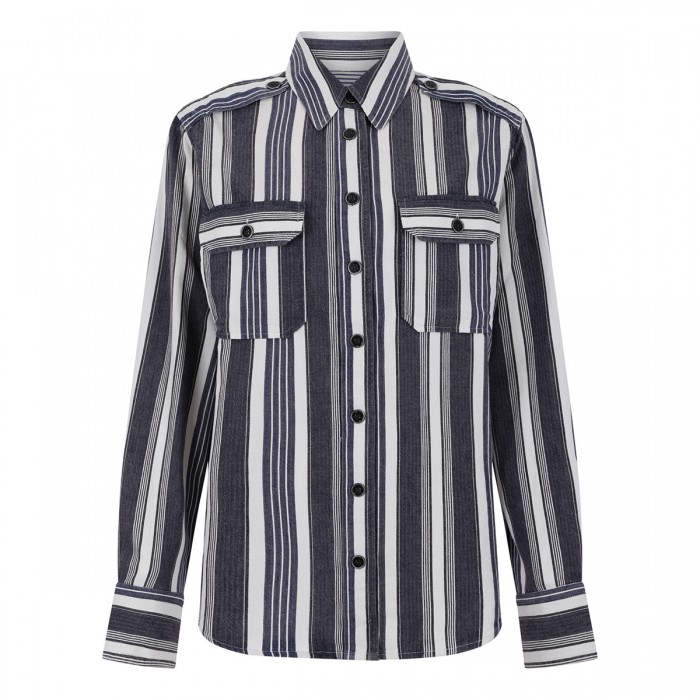 Gelva striped cotton shirt