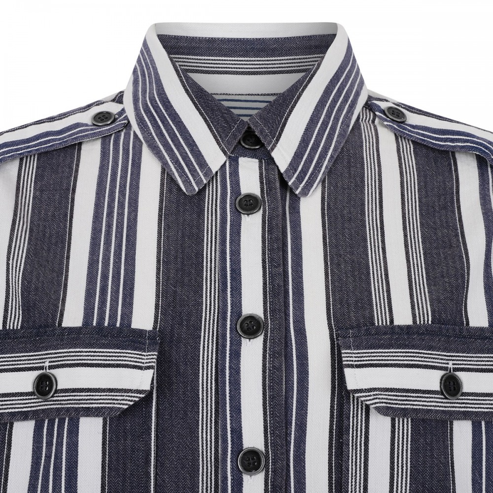 Gelva striped cotton shirt