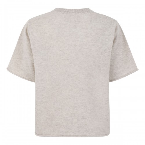 Knit cashmere Uni T-shirt
