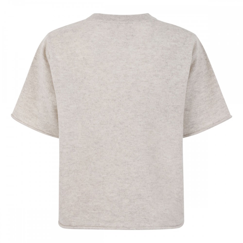 Knit cashmere Uni T-shirt