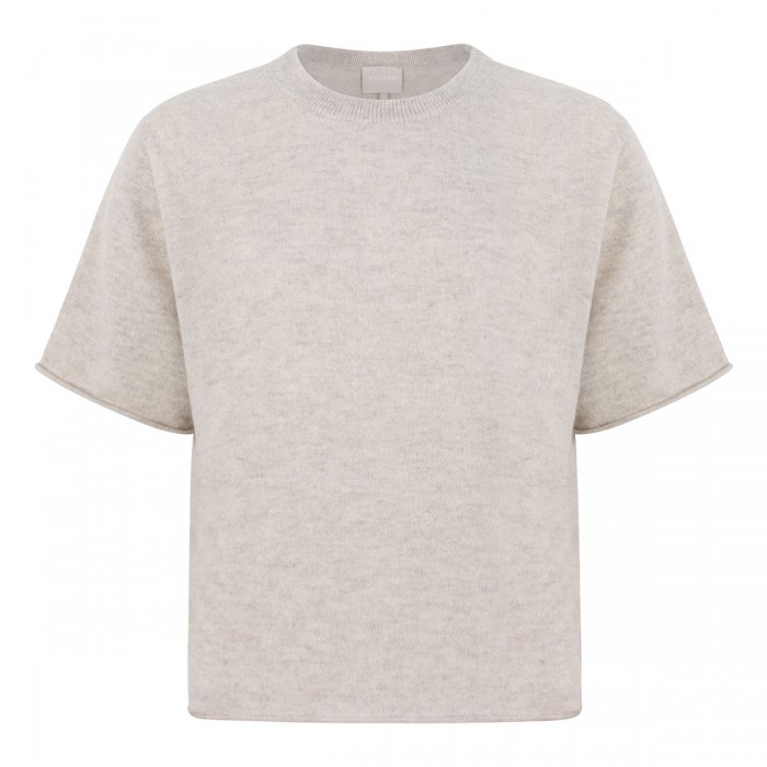 Knit cashmere Uni T-shirt
