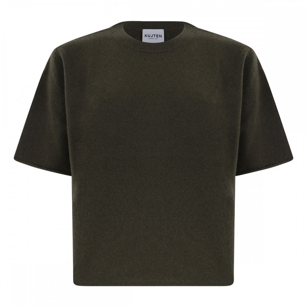 Knit cashmere Uni T-shirt