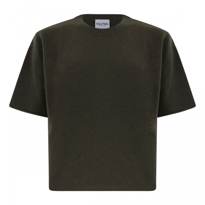 Knit cashmere Uni T-shirt