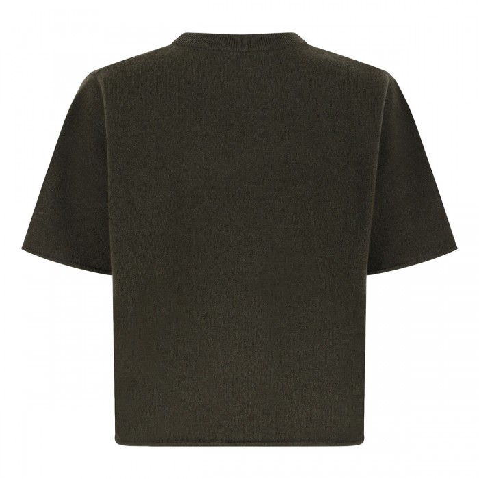 Knit cashmere Uni T-shirt