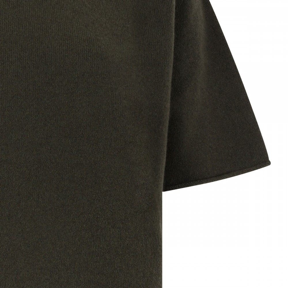 Knit cashmere Uni T-shirt