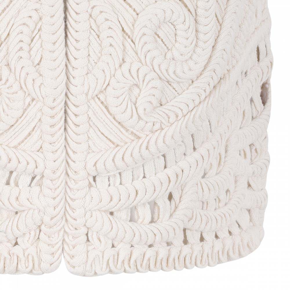 Nieve crochet cropped vest