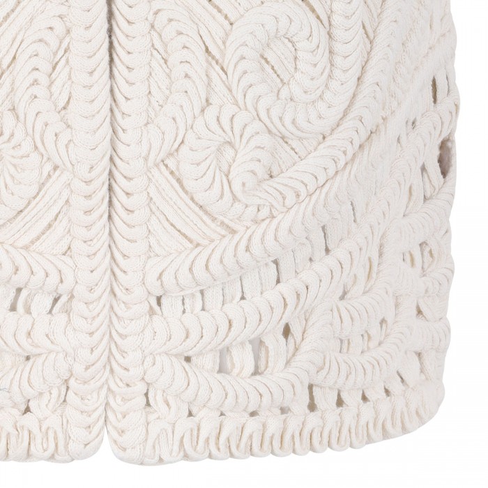 Nieve crochet cropped vest