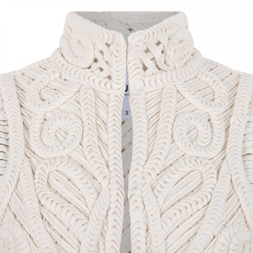 Trinidad crochet cashmere jacket