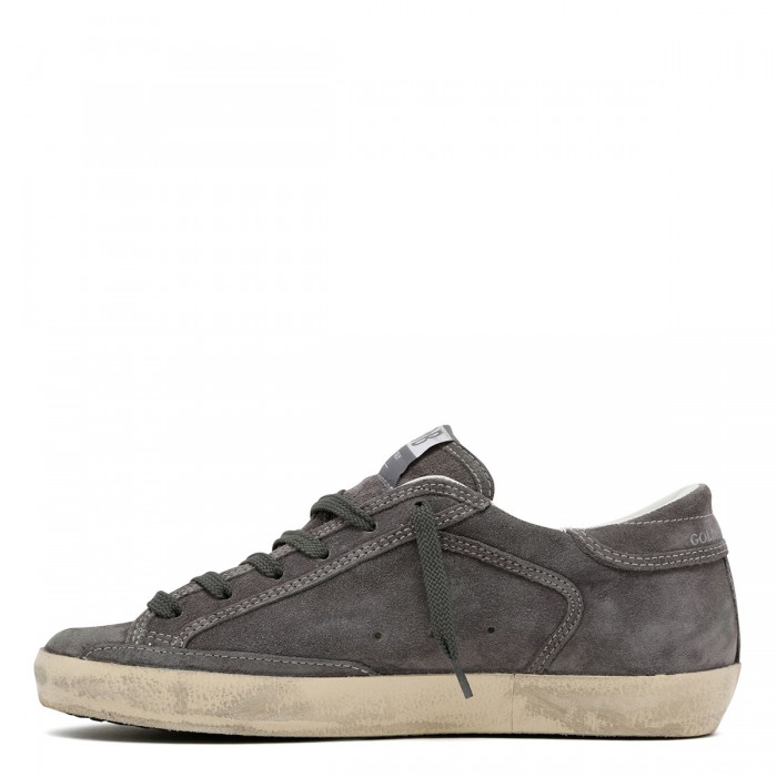 SuperStar suede sneakers with glittery star