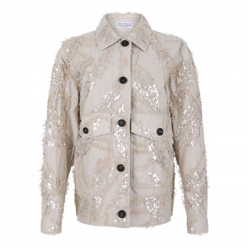 Seabed embroidery jacket