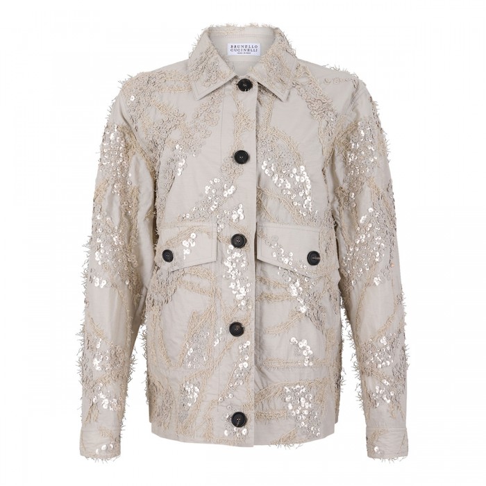 Seabed embroidery jacket