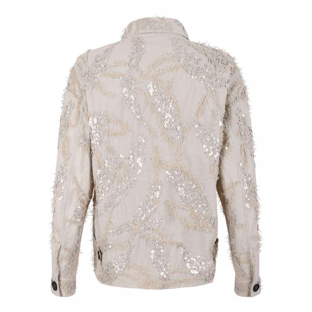 Seabed embroidery jacket