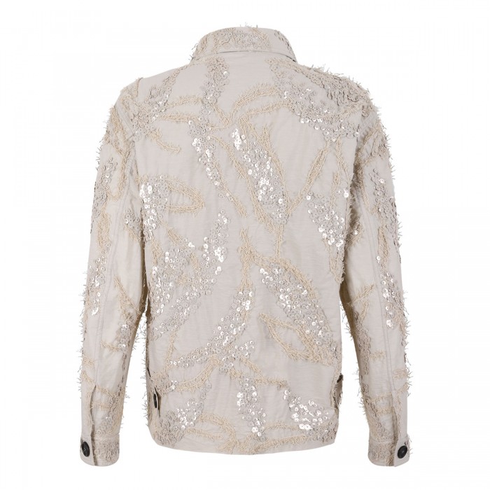 Seabed embroidery jacket