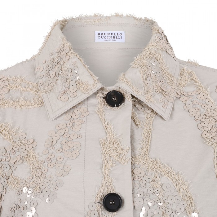 Seabed embroidery jacket