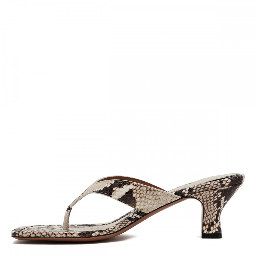 Portofino thong mules