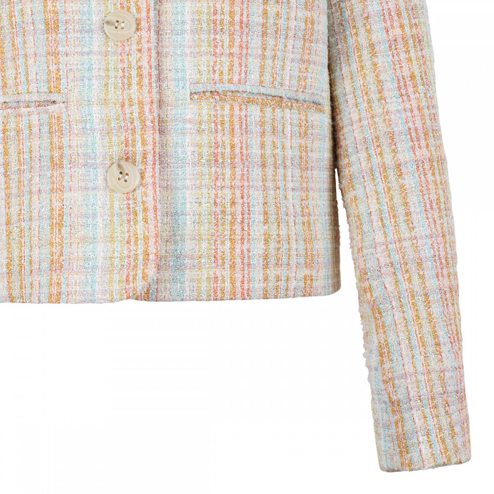 Very jacquard lurex blazer