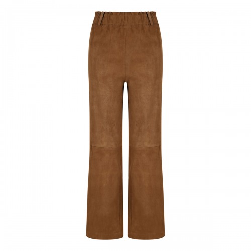 Ferrara stretch suede pants