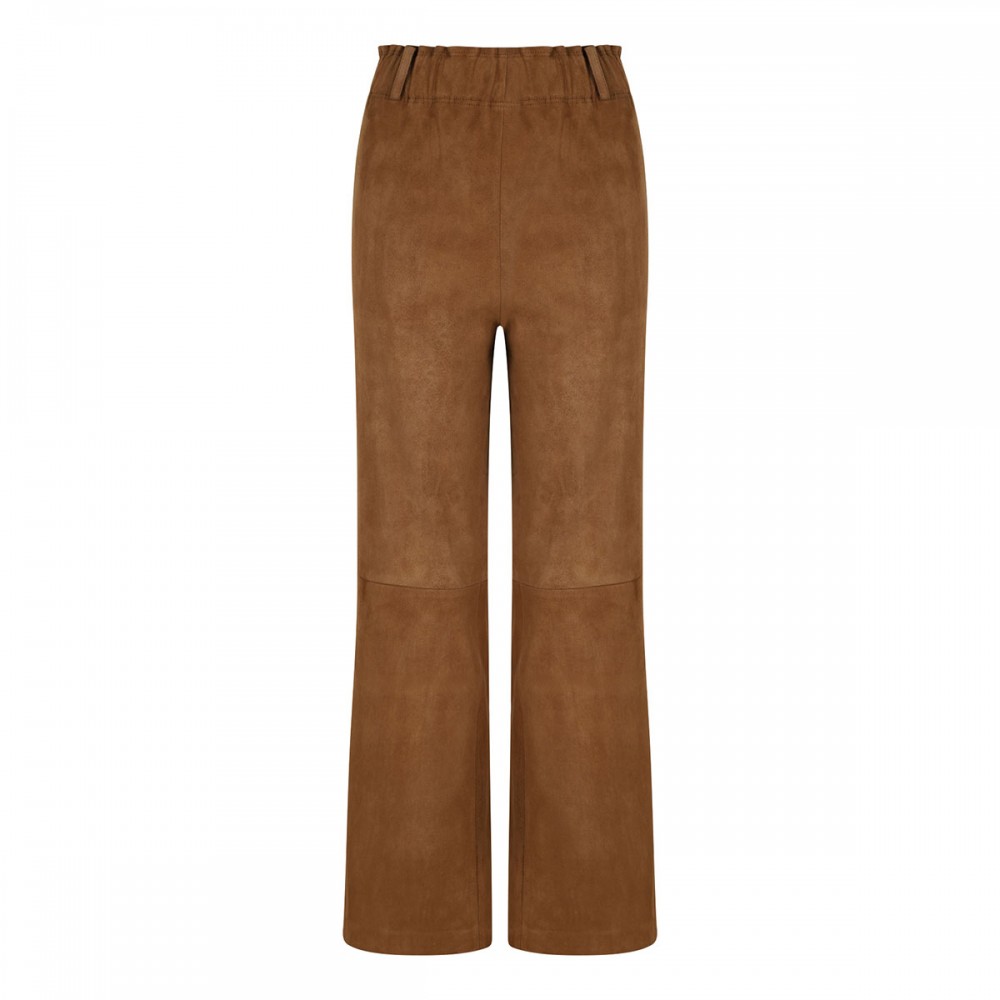 Ferrara stretch suede pants