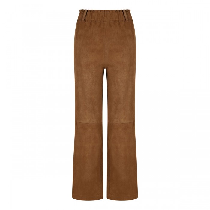 Ferrara stretch suede pants
