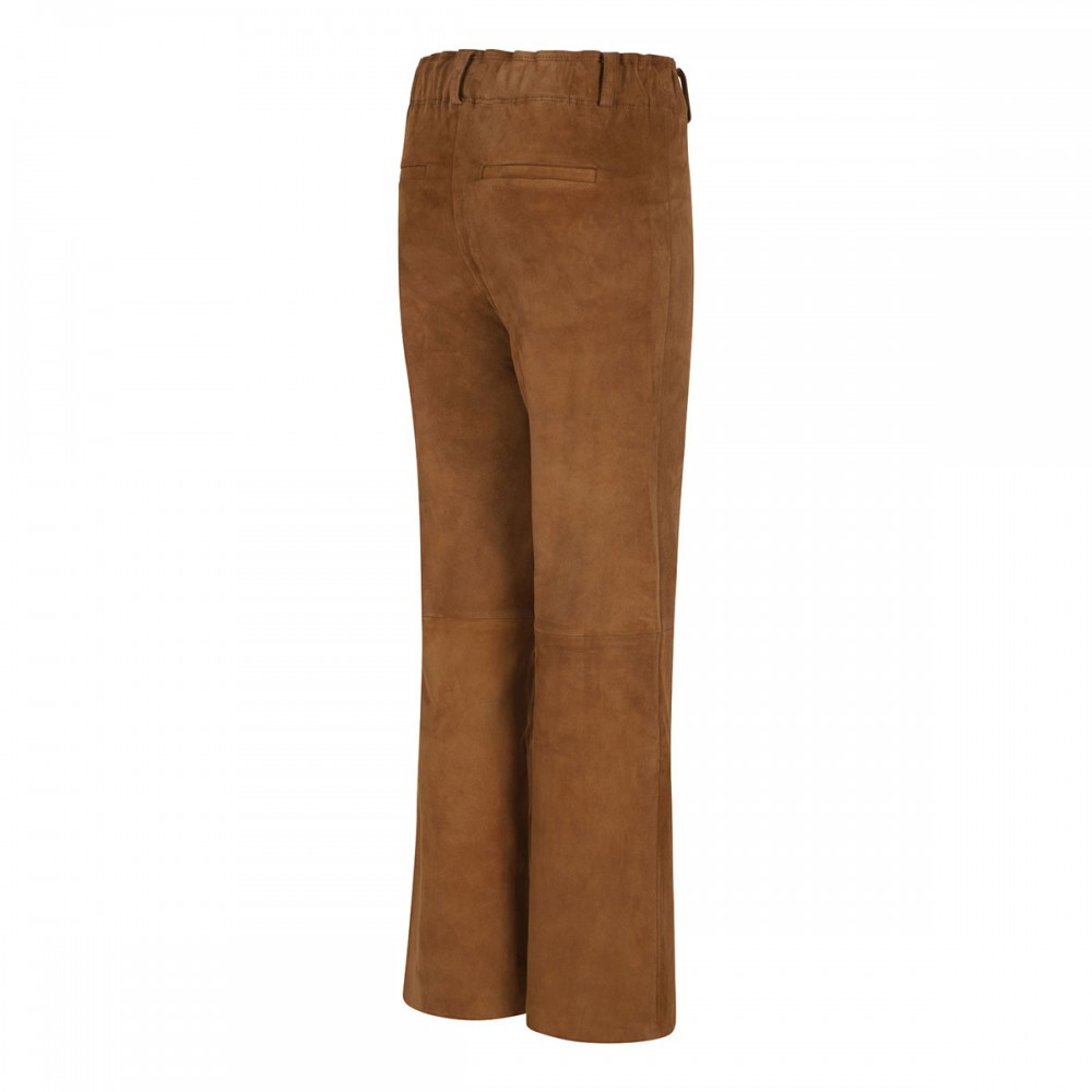 Ferrara stretch suede pants